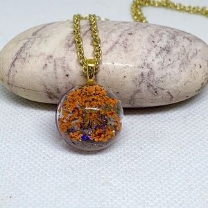 Queen Ann’s lace flower,Bradesmade necklace idea